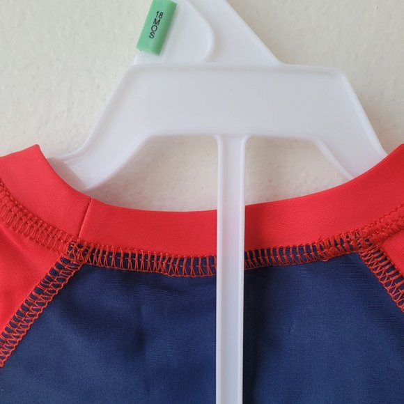 Floatmini 2-Piece Baby Boy Sailboat Swimsuit in Navy/Red Size 18M $34 - Picture 4 of 6